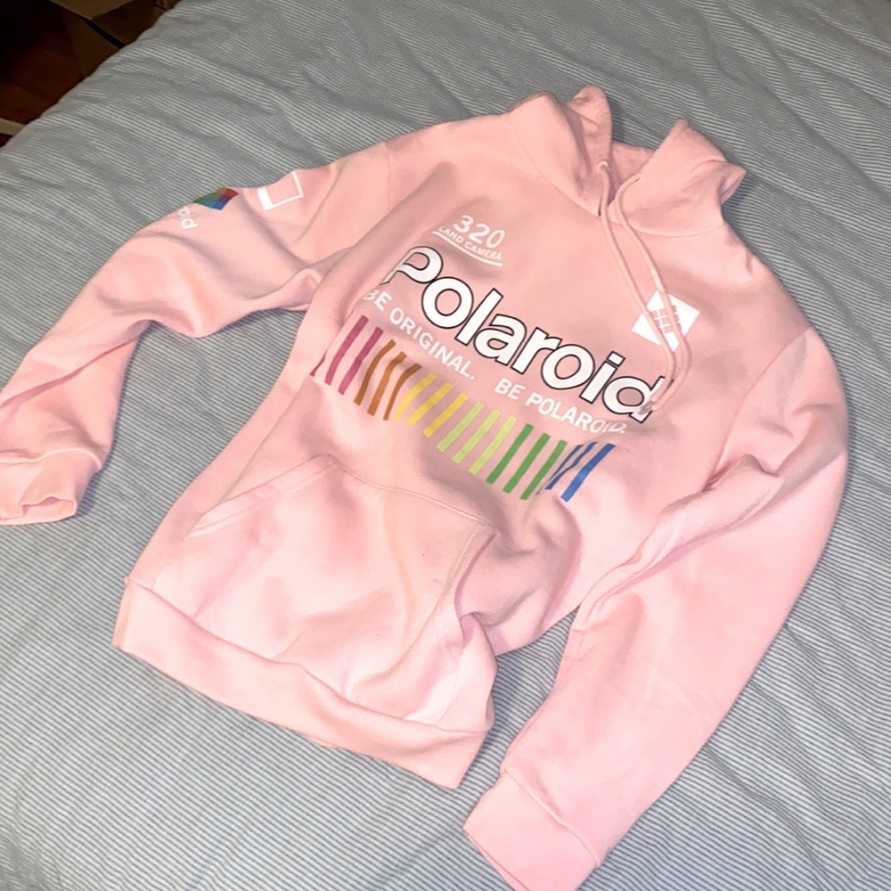 NEW Polaroid Pink Hoodie